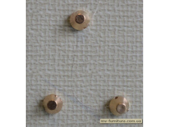 Шип №4 маленький 5мм золото (6600шт) Шип №4 маленький 5мм золото (6600шт)