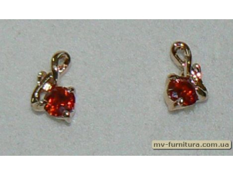 Гвоздик класика золото камень красный скрип.ключ Гвоздик класика золото камень красный скрип.ключ