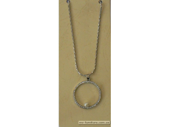 Кулон цепочка серебро камень белый кольцожемчуг (20,5см) Кулон цепочка серебро камень белый кольцожемчуг (20,5см)