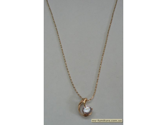 Кулон цепочка золото камень фиолетовый крыло (22см) Кулон цепочка золото камень фиолетовый крыло (22см)