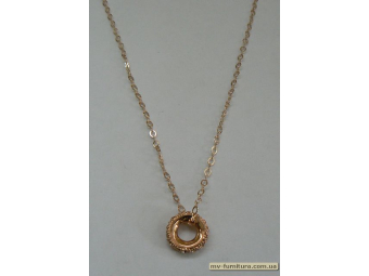 Кулон цепочка золото камень желтый круг (22см) Кулон цепочка золото камень желтый круг (22см)