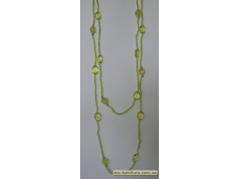 Бусы бисер №27 стекло зеленый 2 in 1 (без застежки) (80см) Бусы бисер №27 стекло зеленый 2 in 1 (без застежки) (80см)