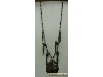 Кулон цепочка блекникель №71 ЭКС металл пластина Кулон цепочка блекникель №71 ЭКС металл пластина