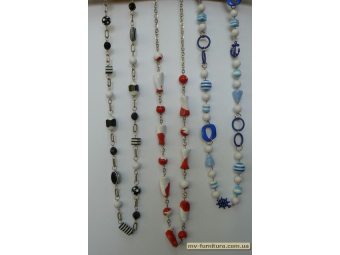 Бусы цепи серебро №114 ЭКС пластмасса цветной море Бусы цепи серебро №114 ЭКС пластмасса цветной море