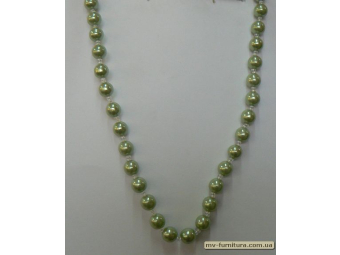 Ожерелье жемчуг №5 зеленый (7мм) (застежка) Ожерелье жемчуг №5 зеленый (7мм) (застежка)