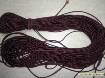 Резинка шнур производство 2,5мм (50м) слива 000938 Резинка шнур производство 2,5мм (50м) слива 000938