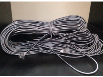 Резинка шнур производство 2,5мм (50м) серая Резинка шнур производство 2,5мм (50м) серая