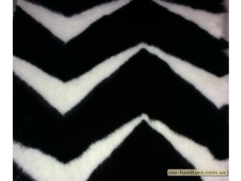 Мех искуственный зигзаг черный (20 метров) Мех искуственный зигзаг черный (20 метров)