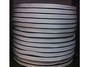 Тесьма ТЖ флаг 10мм (50м) 3белых-черный Тесьма ТЖ флаг 10мм (50м) 3белых-черный