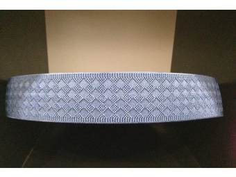 Резинка для пояса 6см (50м) синяя ромб Резинка для пояса 6см (50м) синяя ромб