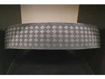 Резинка для пояса 6см (50м) черная ромб Резинка для пояса 6см (50м) черная ромб