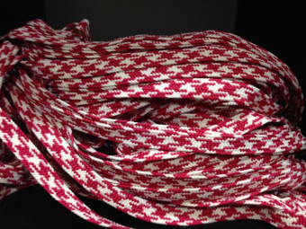 Тесьма ПЭ 12мм (100м) малин+бел 00048 Тесьма ПЭ 12мм (100м) малин+бел 00048