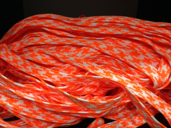 Тесьма ПЭ 12мм (100м) оранж+бел 00045 Тесьма ПЭ 12мм (100м) оранж+бел 00045