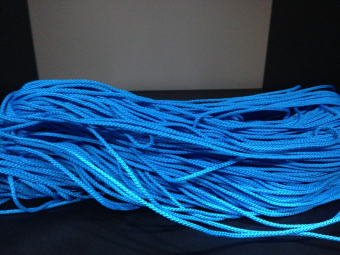 Шнур ПЭ6х16(8) 2мм (100м) бирюза 0176 Шнур ПЭ6х16(8) 2мм (100м) бирюза 0176