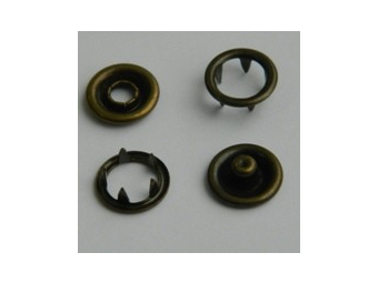 Кнопка трикотажная беби кольцо (bebi) (1440шт) антик Кнопка трикотажная беби кольцо (bebi) (1440шт) антик