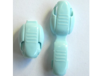 Наконечник жабка фасоль (1000шт) №185 голубой Наконечник жабка фасоль (1000шт) №185 голубой