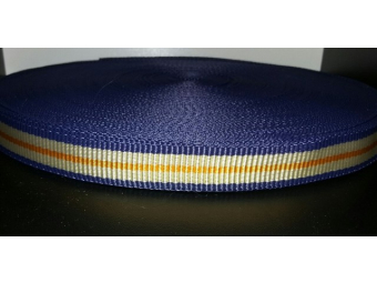 Тесьма ТР 18мм (50м) синий, бежевый, оранжевый Тесьма ТР 18мм (50м) синий, бежевый, оранжевый