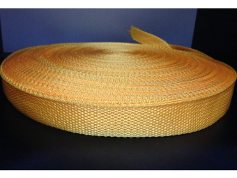 Тесьма лента ременная 25мм 900D (100м) желтый подсолнух Тесьма лента ременная 25мм 900D (100м) желтый подсолнух