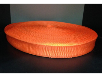 Тесьма лента ременная 25мм 900D (100м) оранжевый Тесьма лента ременная 25мм 900D (100м) оранжевый