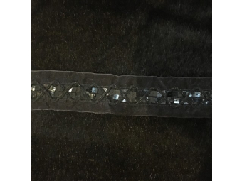 Теьма декоративная 4см Т1-22 (10м) черный Теьма декоративная 4см Т1-22 (10м) черный