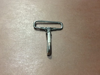 Карабин для сумок металлический проволочный 25мм (100шт) Карабин для сумок металлический проволочный 25мм (100шт)