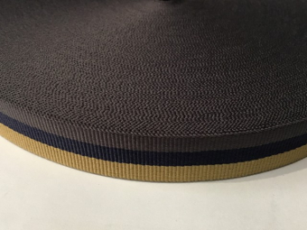 Тесьма ТЖ флаг 20мм (50м) синий бежевый серый Тесьма ТЖ флаг 20мм (50м) синий бежевый серый