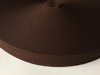 Тесьма ТЖ флаг 20мм (50м) коричневый темный Тесьма ТЖ флаг 20мм (50м) коричневый темный