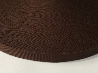 Тесьма ТЖ флаг 15мм (50м) коричневый темный Тесьма ТЖ флаг 15мм (50м) коричневый темный