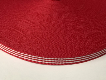 Тесьма ТЖ флаг 10мм (50м) 3белые красная Тесьма ТЖ флаг 10мм (50м) 3белые красная