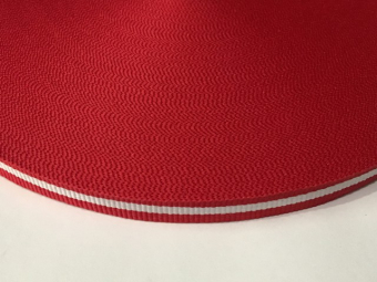 Тесьма ТЖ флаг 10мм (50м) 1белая красный Тесьма ТЖ флаг 10мм (50м) 1белая красный