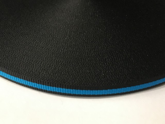 Тесьма ТЖ флаг 10мм (50м) 1голубая черный Тесьма ТЖ флаг 10мм (50м) 1голубая черный