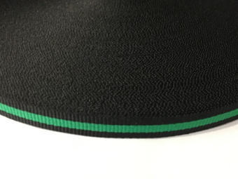 Тесьма ТЖ флаг 10мм (50м) 1зеленая черный Тесьма ТЖ флаг 10мм (50м) 1зеленая черный