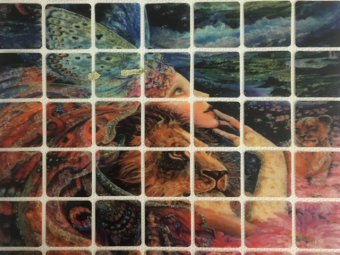 Украшения клеевые квадраты фентези 2 14смх14см Украшения клеевые квадраты фентези 2 14смх14см