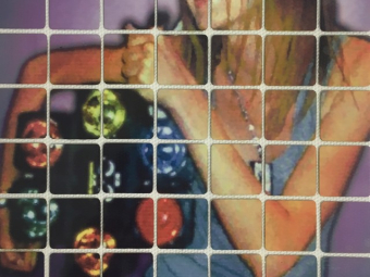 Украшения клеевые квадраты девушка c корзиной 12смх16см Украшения клеевые квадраты девушка c корзиной 12смх16см