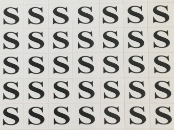 Размерник клеевой (320 штук на листе) S Размерник клеевой (320 штук на листе) S