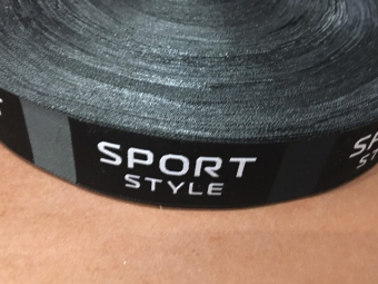 Этикетка тканная жакардовая 3см Sport (100м) Этикетка тканная жакардовая 3см Sport (100м)