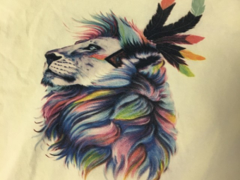 Прямая печать на ткани (белая ткань) 100х50см Прямая печать на ткани (белая ткань) 100х50см