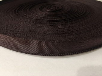 Тесьма окантовочная плотная ТРО 23мм (100м) коричневый Тесьма окантовочная плотная ТРО 23мм (100м) коричневый