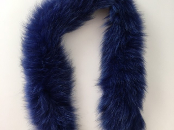 Опушка наутральный мех песец 70см электрик Опушка наутральный мех песец 70см электрик