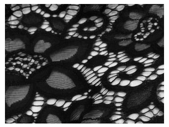 Ткань гипюр стрейчевый плотный черный (1метр) Ткань гипюр стрейчевый плотный черный (1метр)