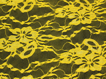 Ткань гипюр стрейчевый желтый (1метр) Ткань гипюр стрейчевый желтый (1метр)