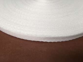 Тесьма ТЖ флаг 10мм (50м) белый елка Тесьма ТЖ флаг 10мм (50м) белый елка