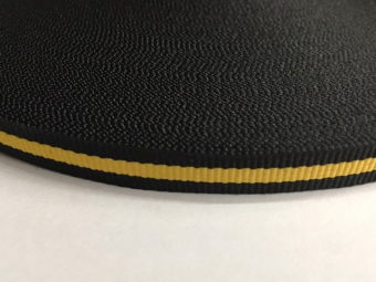 Тесьма ТЖ флаг 10мм (50м) 1желтая черная Тесьма ТЖ флаг 10мм (50м) 1желтая черная