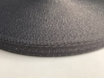 Тесьма ТЖ флаг 10мм (50м) белый серебро елка Тесьма ТЖ флаг 10мм (50м) белый серебро елка