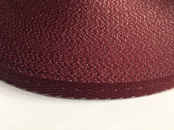 Тесьма ТЖ флаг 10мм (50м) слива серебро елка Тесьма ТЖ флаг 10мм (50м) слива серебро елка